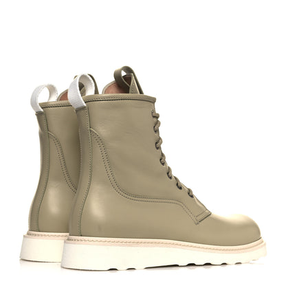 Bottega Veneta Calfskin Mens Lace Up Boots 43 Origano 4 of 10
