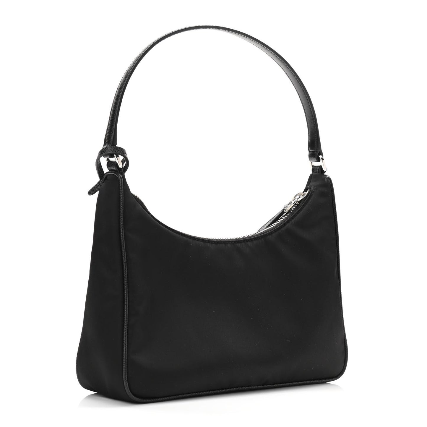 Tessuto Nylon Saffiano Mini Re-Edition 2005 Bag Black