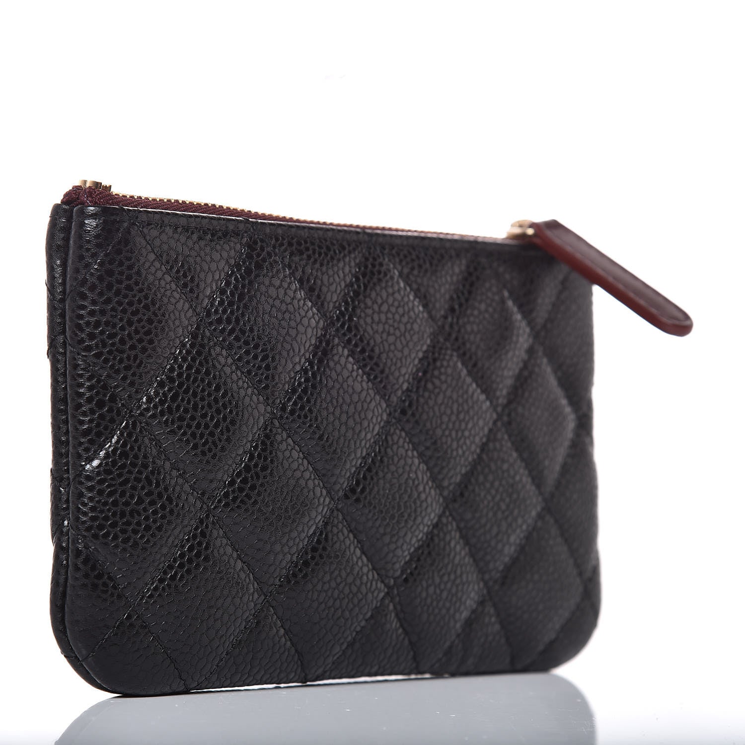 Chanel Caviar Quilted Small Cosmetic Case Black 3 of 7