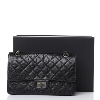 Chanel Aged Calfskin Quilted 2.55 Reissue 225 Flap Black 10 of 10