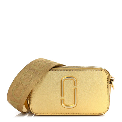 Marc Jacobs Metallic Saffiano Small Snapshot Camera Bag Gold 1 of 8