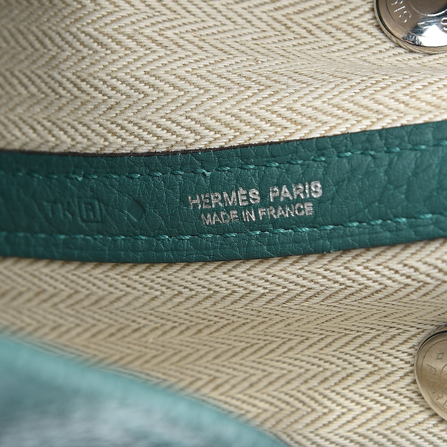 Hermes Negonda Garden Party Tote 30 TPM Malachite 6 of 10
