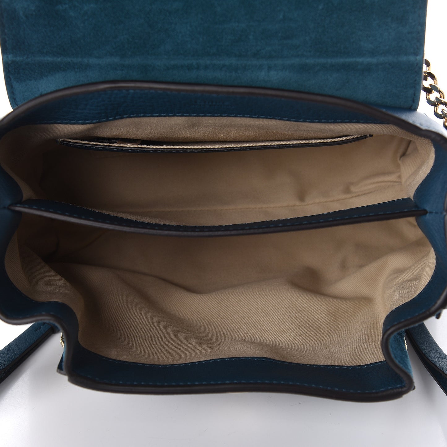 Calfskin Mini Faye Day Shoulder Bag Navy Ink