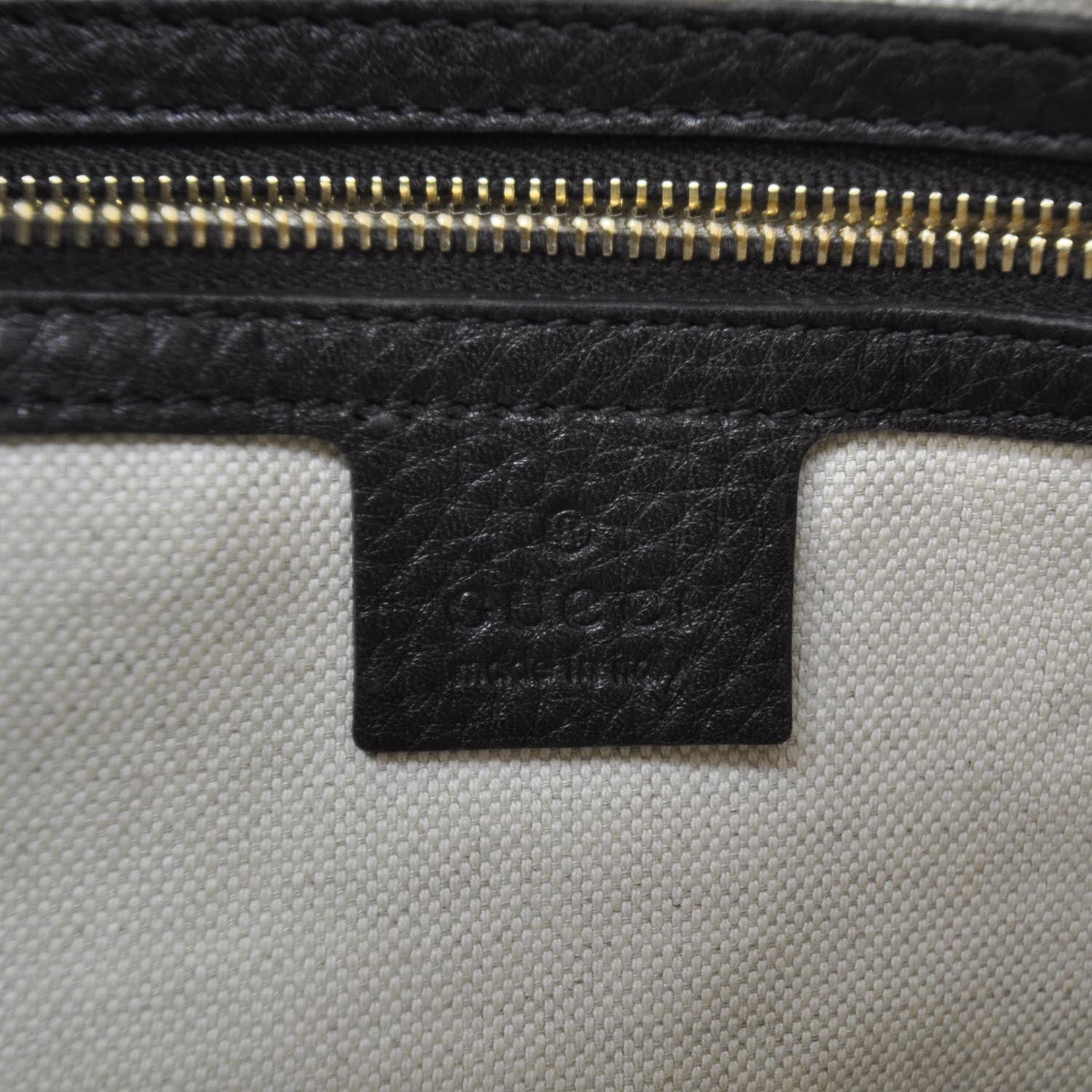 Gucci Leather Vintage Web Medium Top Handle Bag Dark Brown 7 of 8