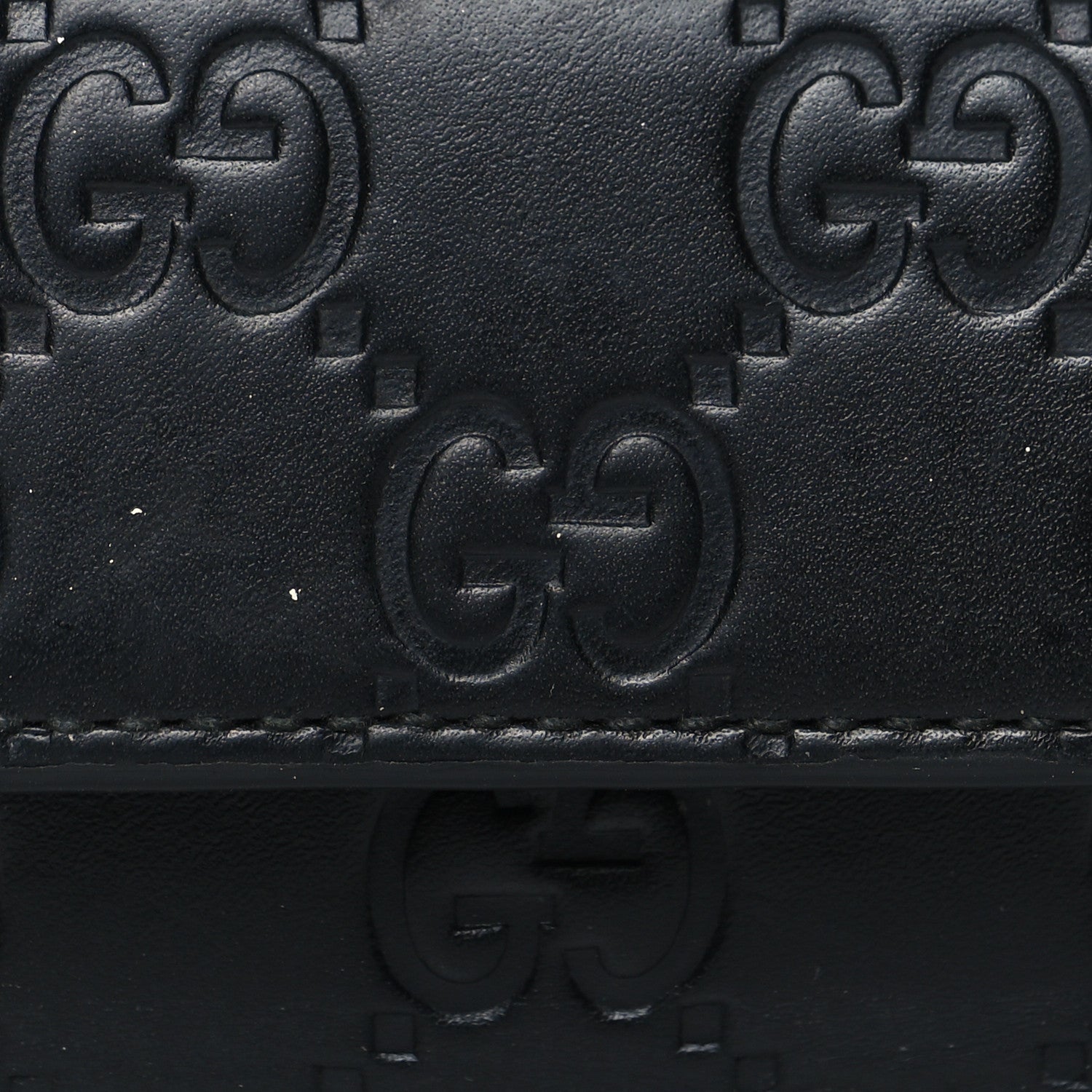 Gucci Guccissima 6 Key Holder Case Black 7 of 10