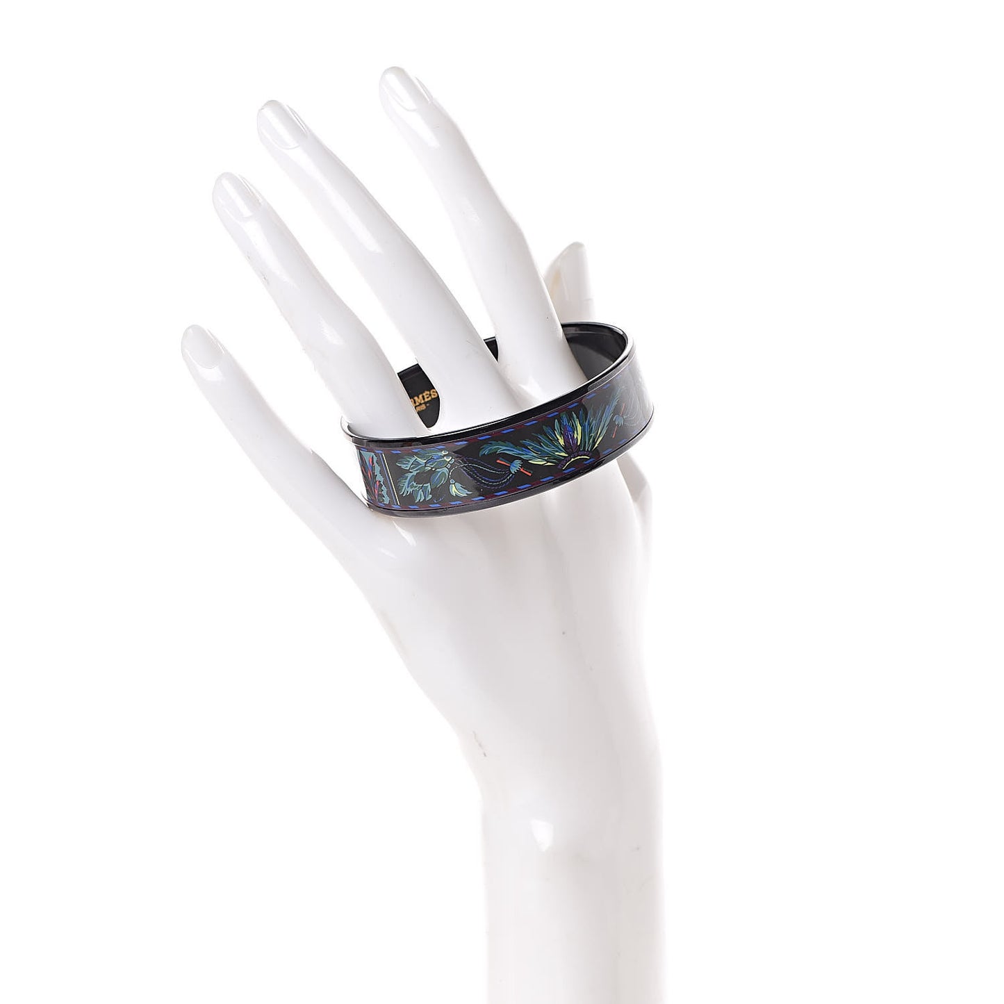 Enamel Printed Brazil Wide Bracelet 65