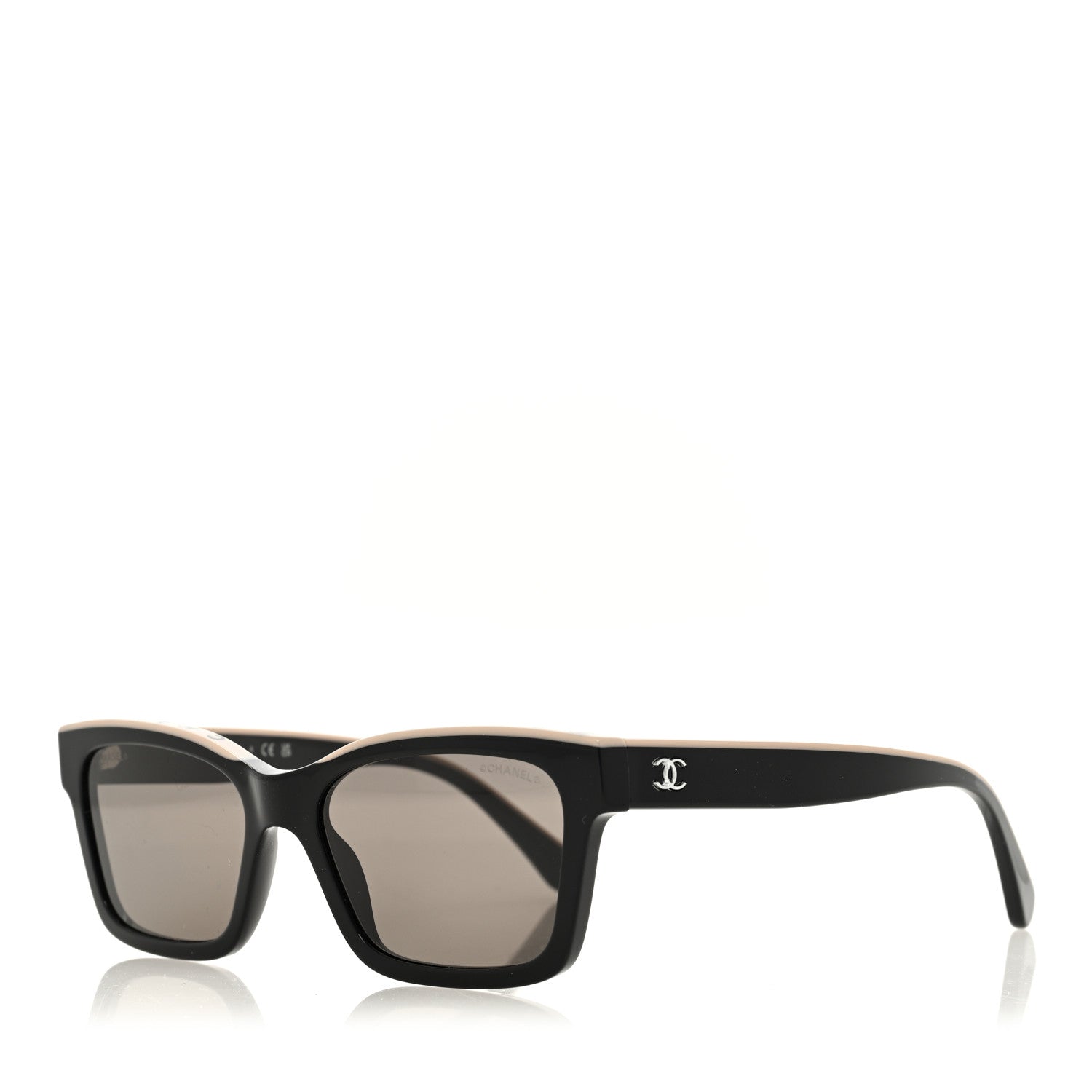 Chanel Acetate Square Sunglasses 5417 Black 1 of 7