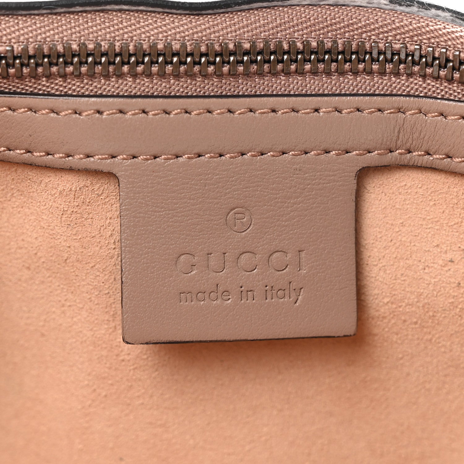 Gucci Calfskin Matelasse Small GG Marmont Shoulder Bag Porcelain Rose 6 of 10