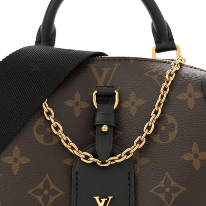 Louis Vuitton Monogram Petite Malle Souple Black 7 of 9