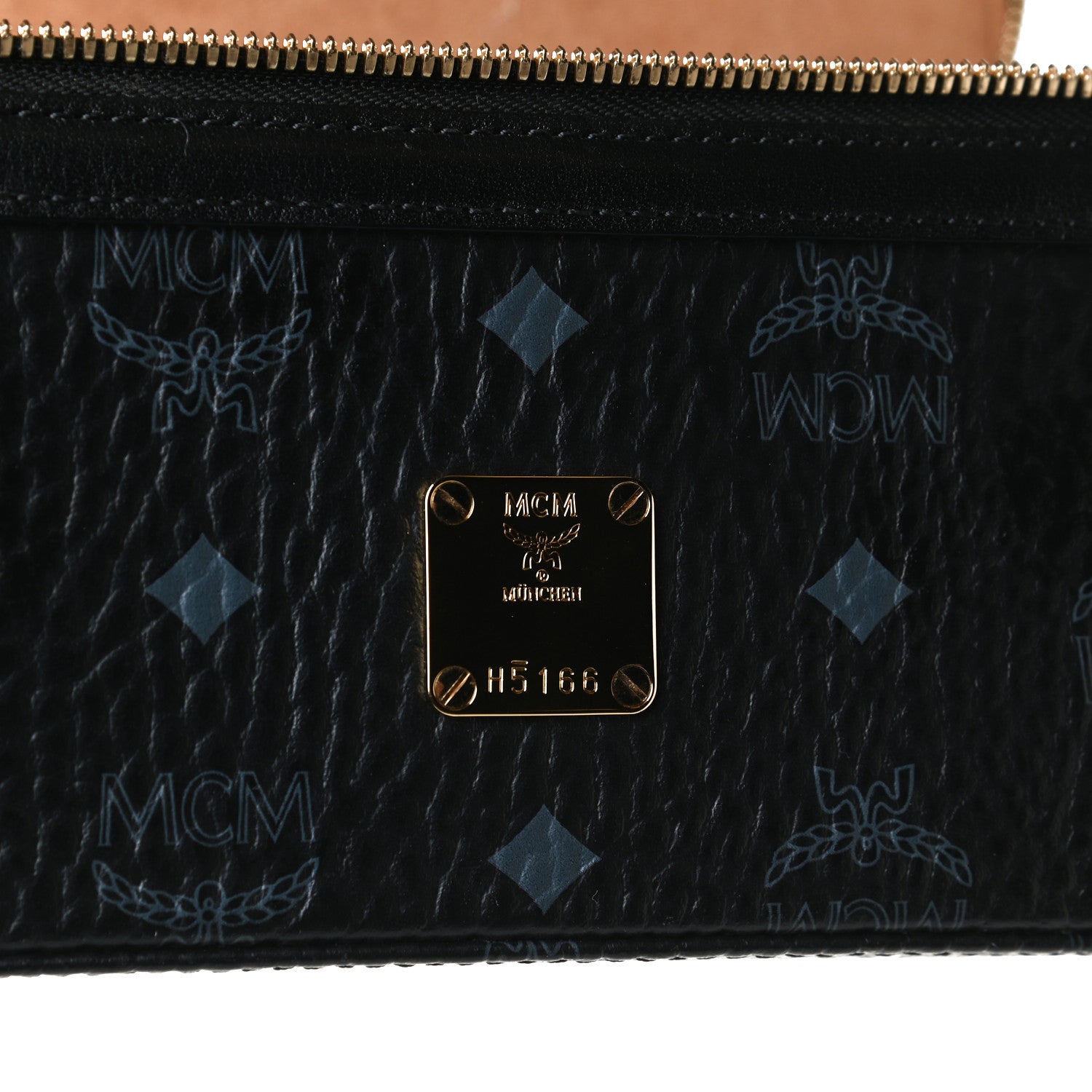 MCM Visetos Vanity Case Black 8 of 13