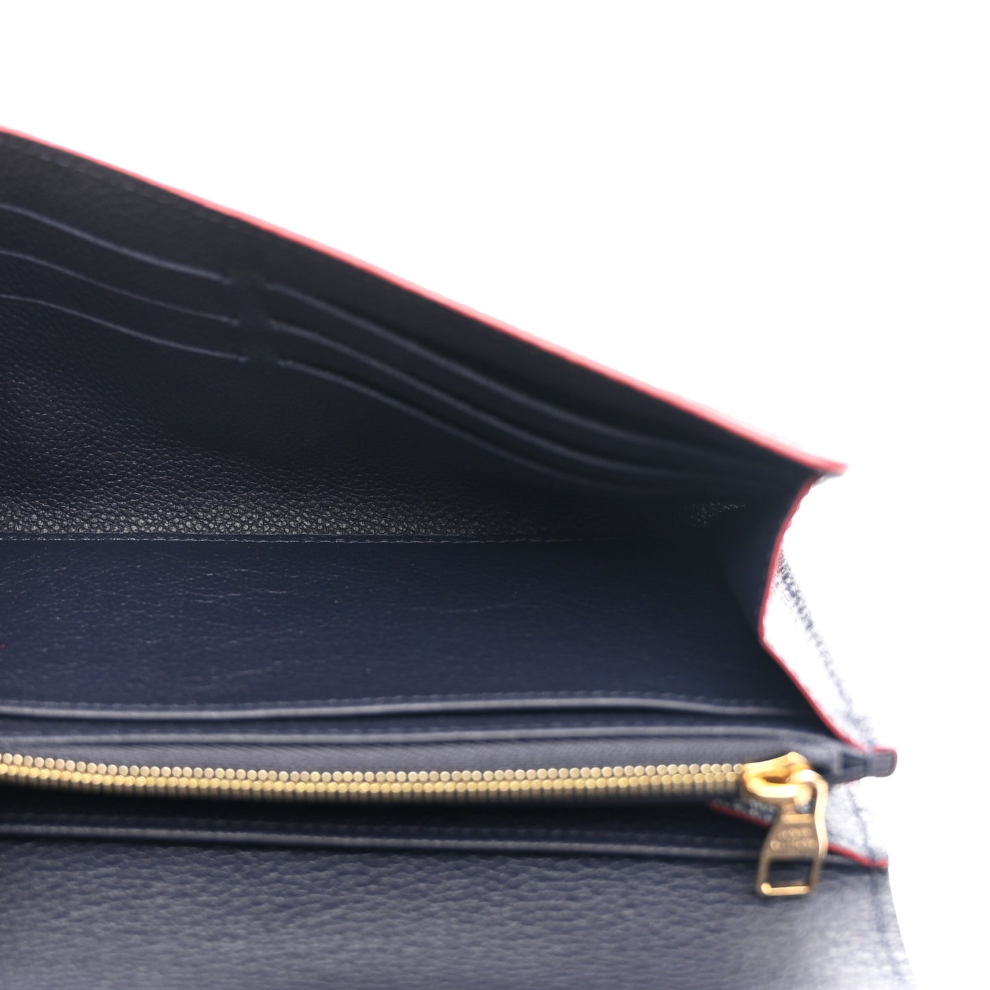 Empreinte Sarah Wallet NM Marine Rouge
