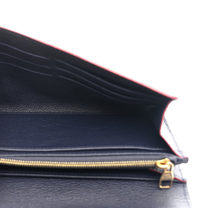 Louis Vuitton Empreinte Sarah Wallet NM Marine Rouge 5 of 8