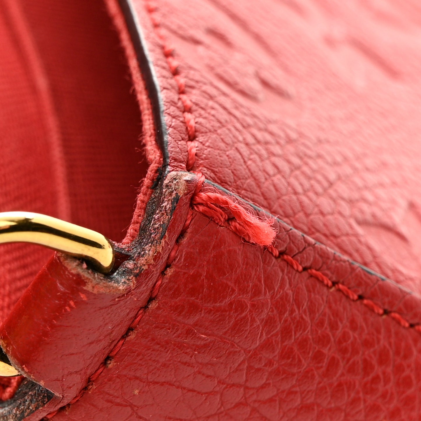 Empreinte Pochette Felicie Chain Wallet Scarlet