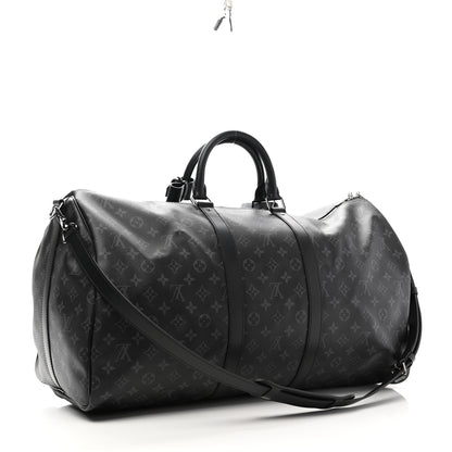 Louis Vuitton Monogram Eclipse Keepall Bandouliere 55 3 of 11