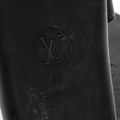 Louis Vuitton Calfskin Checkpoint World Tour Flat Mules 38 6 of 7