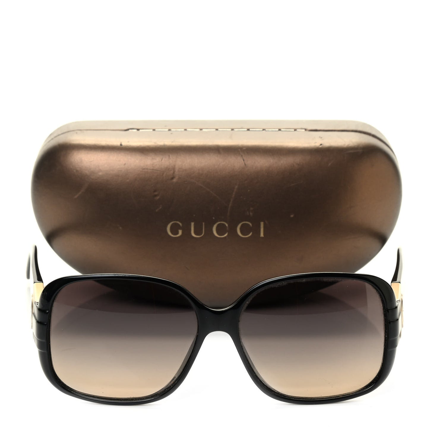 Acetate Oversize Square Frame Sunglasses GG3170 Black