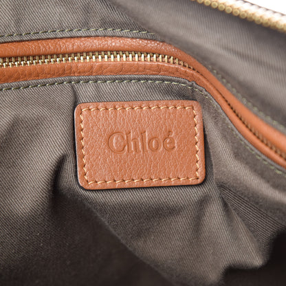 Chloe Calfskin Large Marcie Satchel Tan 6 of 17