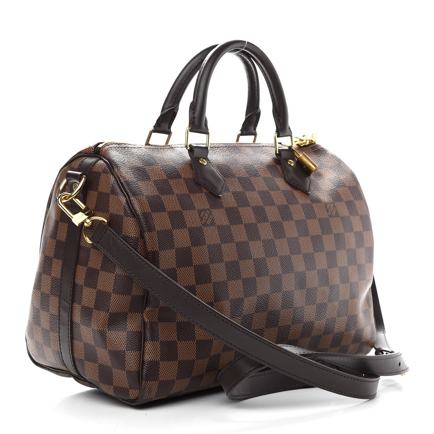 Louis Vuitton Damier Ebene Speedy Bandouliere 30 3 of 10