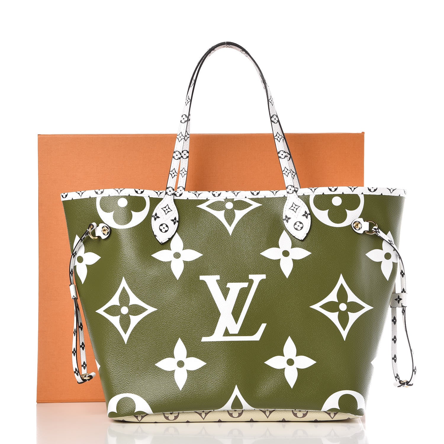 Louis Vuitton Monogram Giant Neverfull MM Kaki 11 of 11