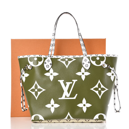 Louis Vuitton Monogram Giant Neverfull MM Kaki 11 of 11