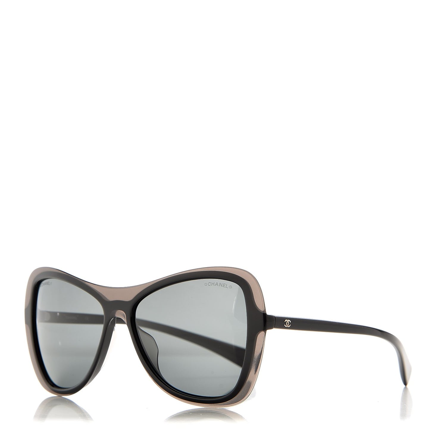 Shield Butterfly Runway Sunglasses S1617 Black