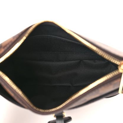 Louis Vuitton Damier Ebene Odeon PM Black 5 of 9