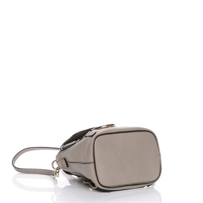 Chloe Suede Calfskin Mini Faye Backpack Motty Grey 5 of 8