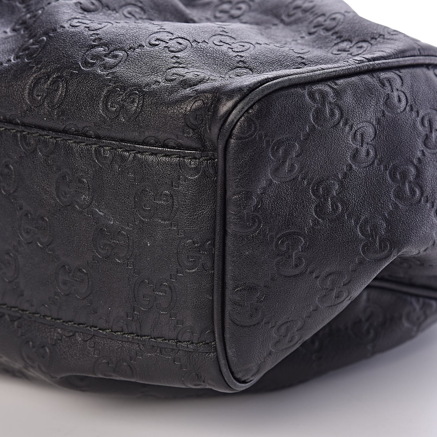 Guccissima Medium Sukey Tote Black