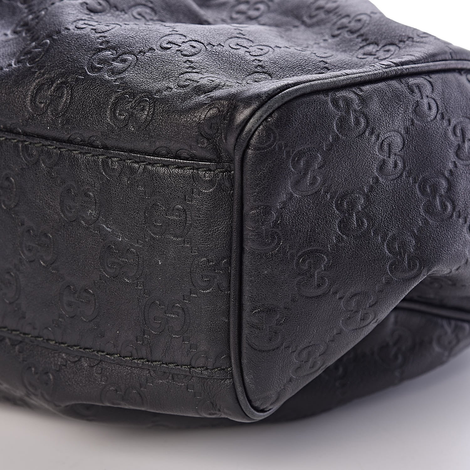 Gucci Guccissima Medium Sukey Tote Black 15 of 16