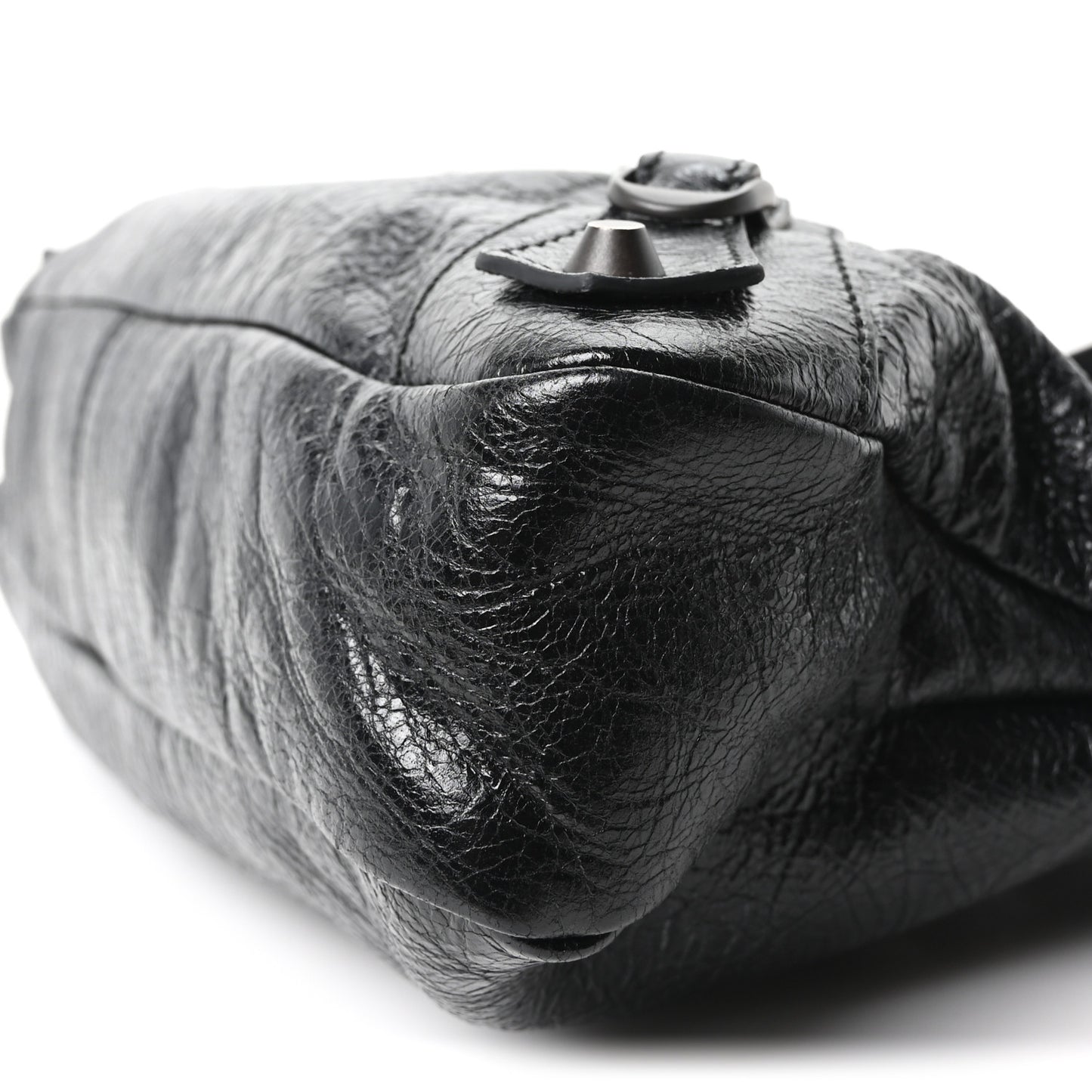 Agneau Arena Classic Hardware Le City First Bag Black