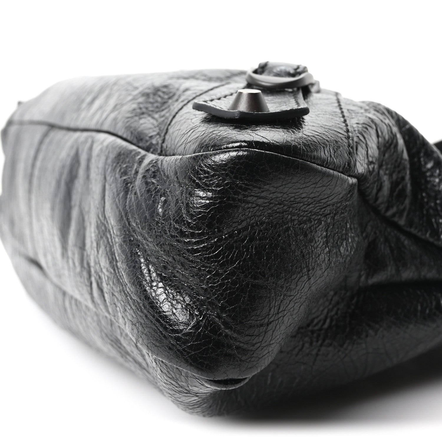 Balenciaga Agneau Arena Classic Hardware Le City First Bag Black 11 of 11