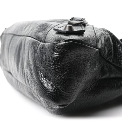 Balenciaga Agneau Arena Classic Hardware Le City First Bag Black 11 of 11