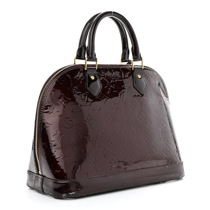 Louis Vuitton Vernis Alma PM Amarante 2 of 17