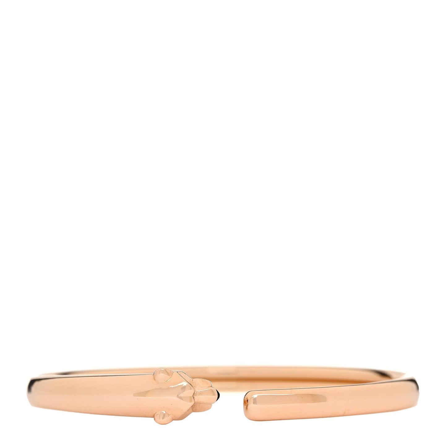 18K Pink Gold Tsavorite Black Onyx Panthere De Cartier Bracelet 16