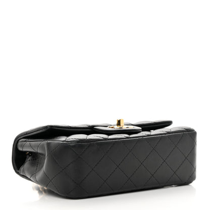 Chanel Lambskin Quilted Mini Rectangular Flap Black 4 of 12