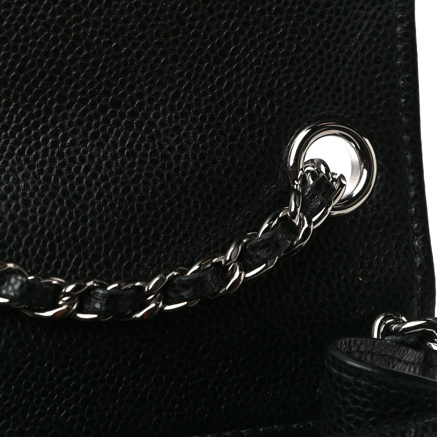 Chanel Caviar Quilted Classic Phone Holder Black 13 of 14