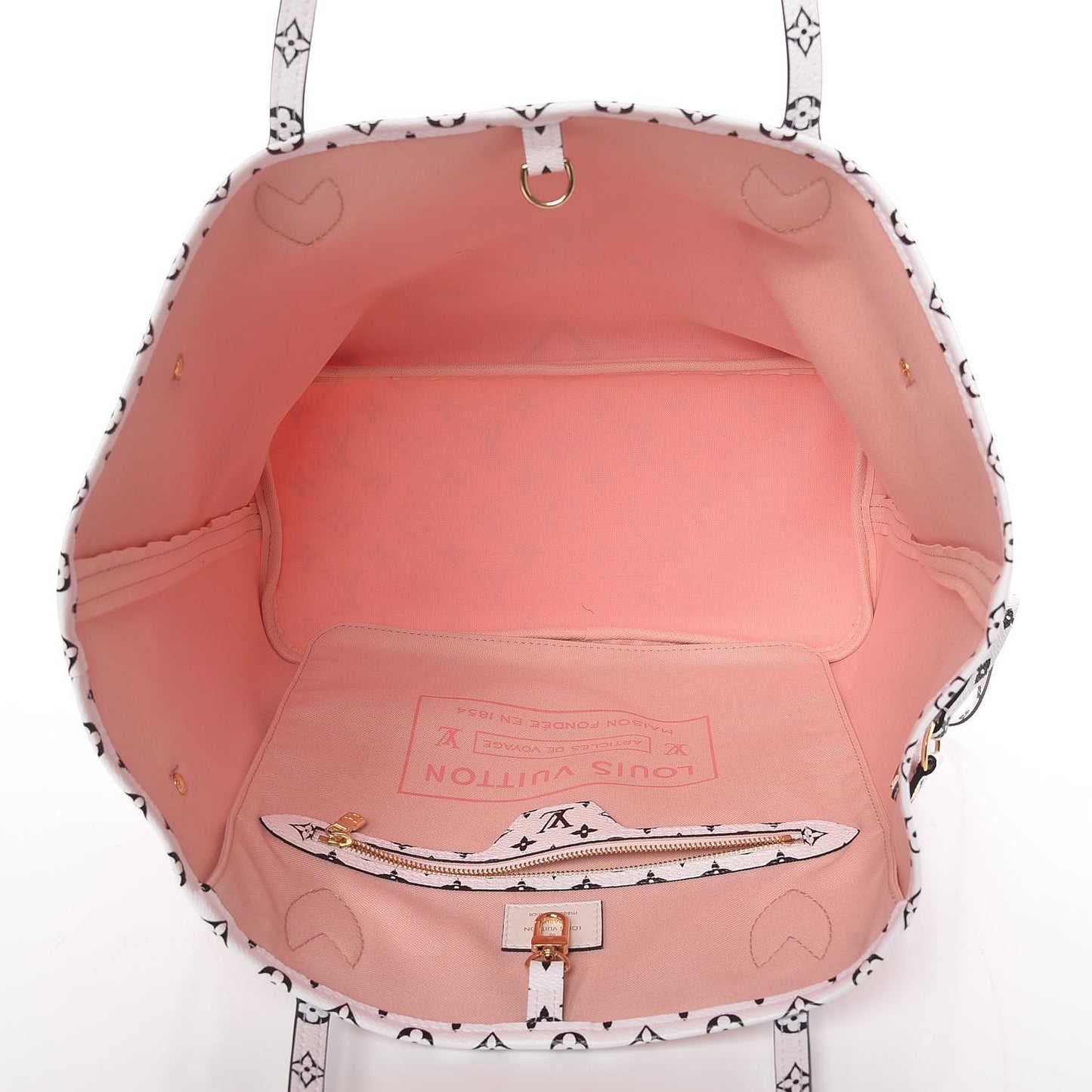 Monogram Giant Neverfull MM Rouge