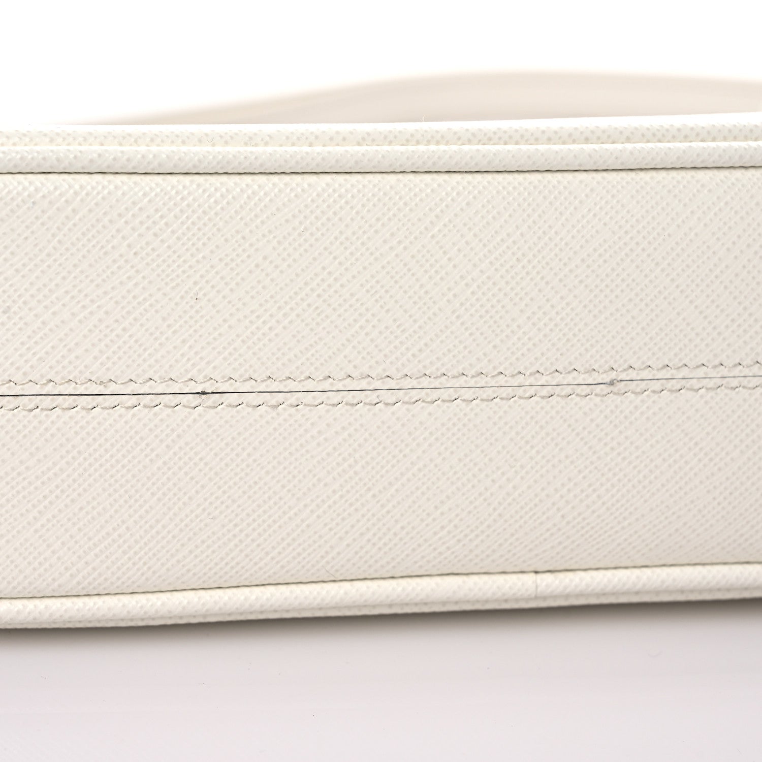 Prada Saffiano Lux Mini Re-Edition Shoulder Bag White 9 of 9