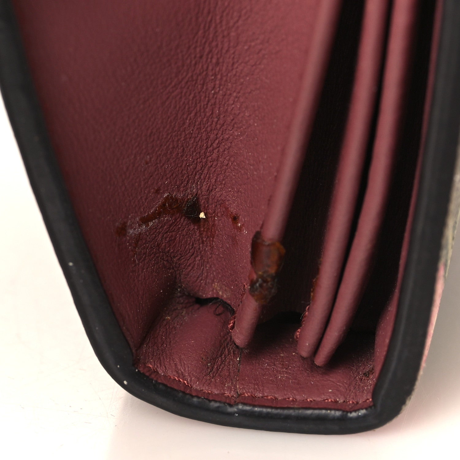 Gucci GG Supreme Monogram Blooms Mini Dionysus Chain Wallet Beige Multicolor Dry Rose 10 of 11