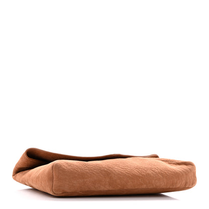 Saint Laurent Suede Large Cassandre Envelope Pouch Golden Leaf 4 of 8