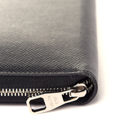Louis Vuitton Taiga Zippy Organizer Wallet Black 12 of 12