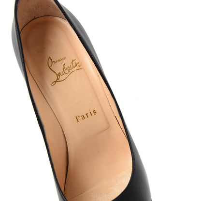 Christian Louboutin Calfskin Palais Royal Trepointe 140 Pumps 39.5 Black 8 of 10