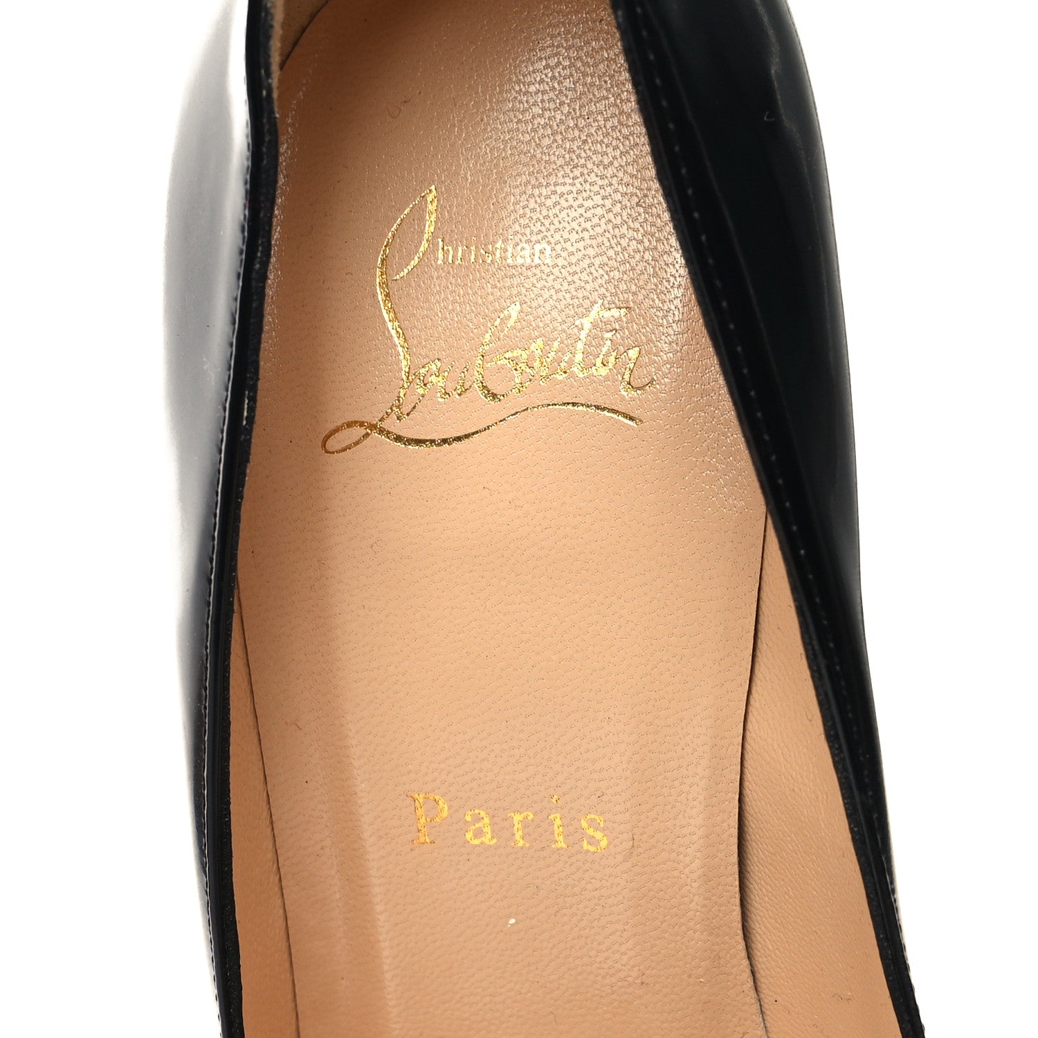 Christian Louboutin Jazz Calfskin Corneille 100 Pumps 38 Black 7 of 7