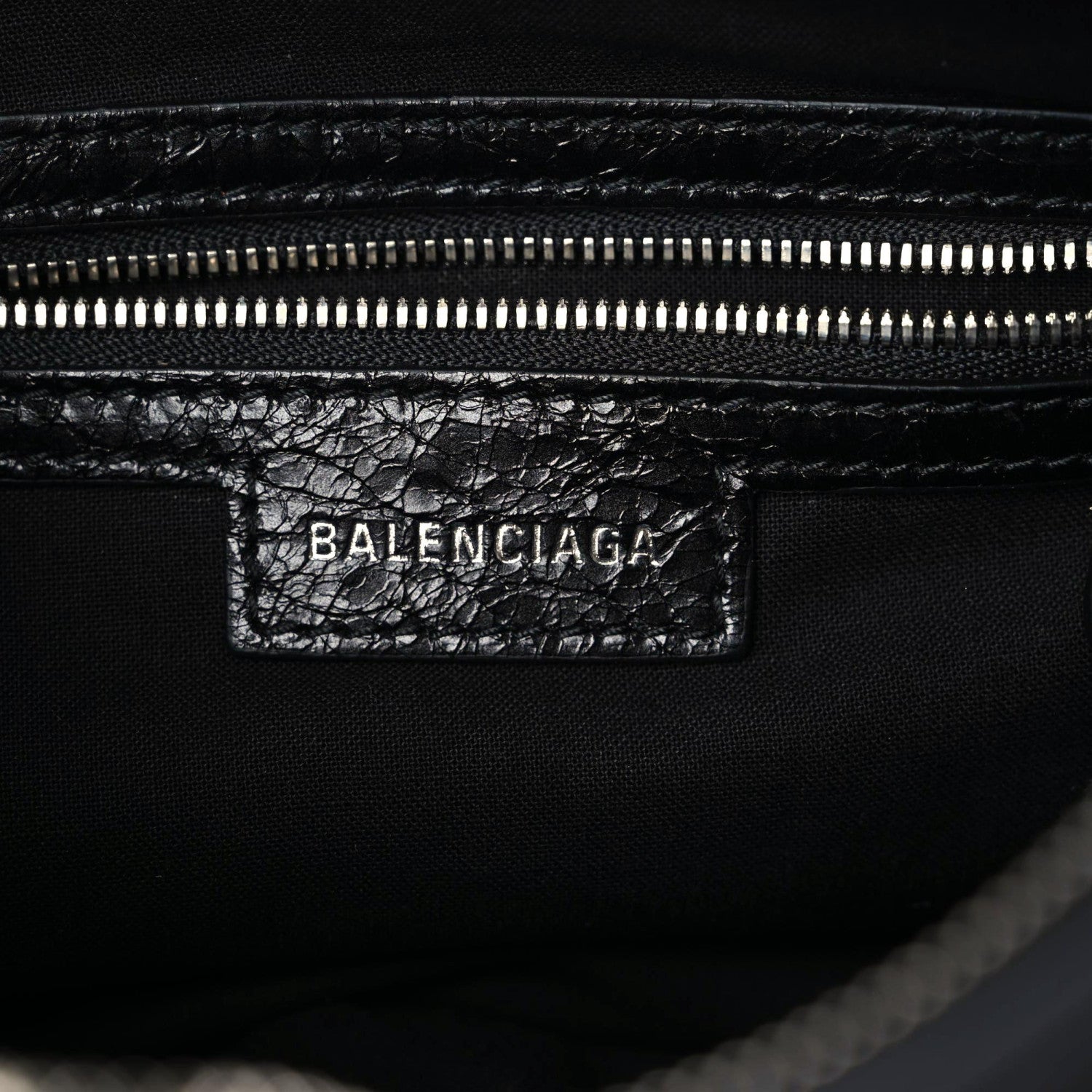 Balenciaga Agneau Arena Small Le Cagole Shoulder Bag Black 8 of 8