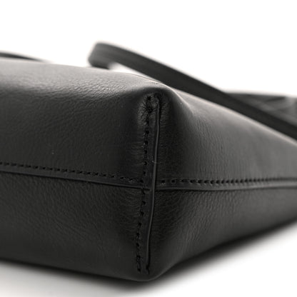 The Row Grained Calfskin Rene Crossbody Black 9 of 9