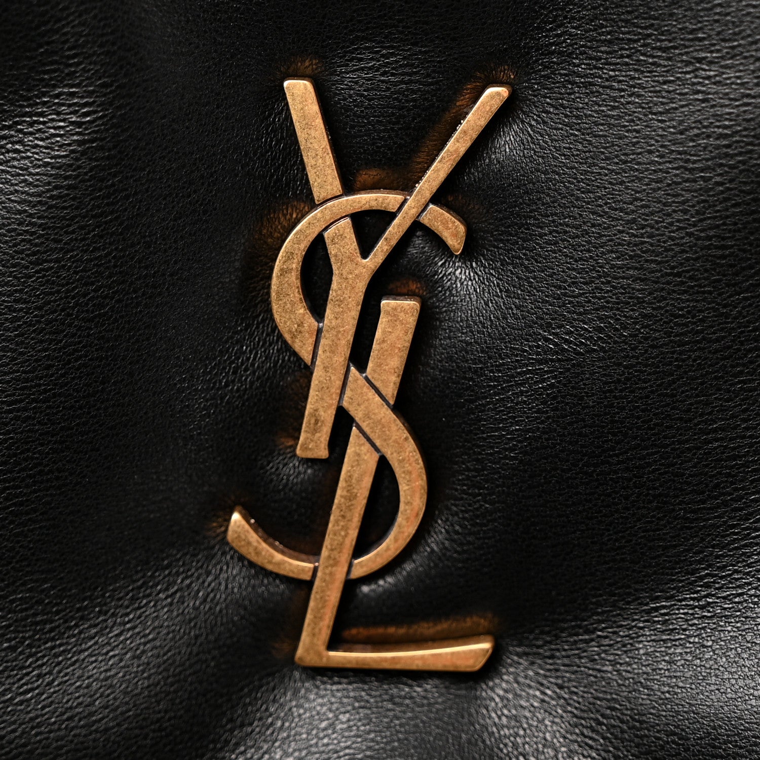 Saint Laurent Lambskin Calypso Cosmetic Case Black 8 of 10