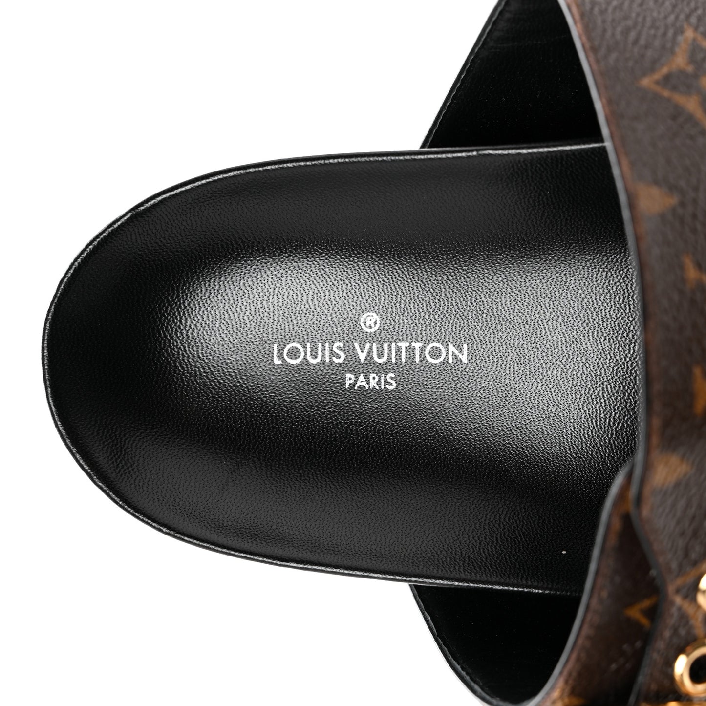 Monogram Bom Dia Mule Sandals 40 Black