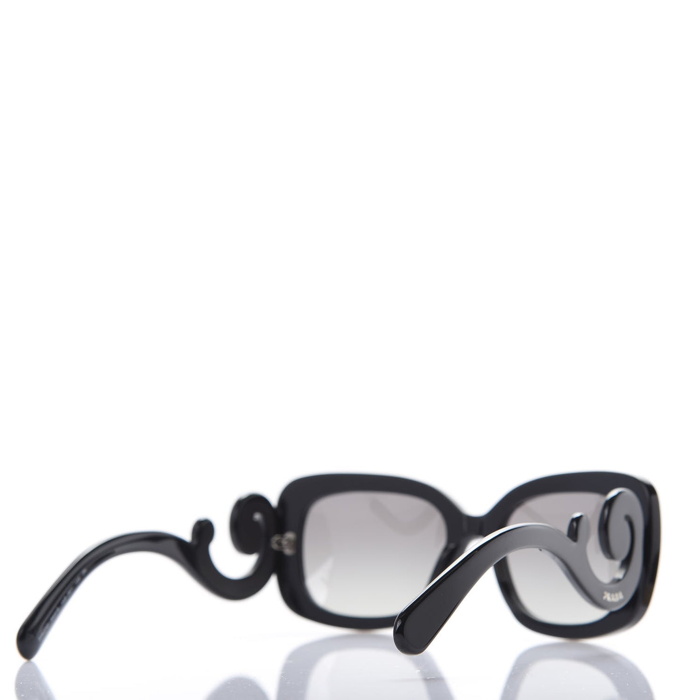Acetate Baroque Sunglasses SPR 27O Black