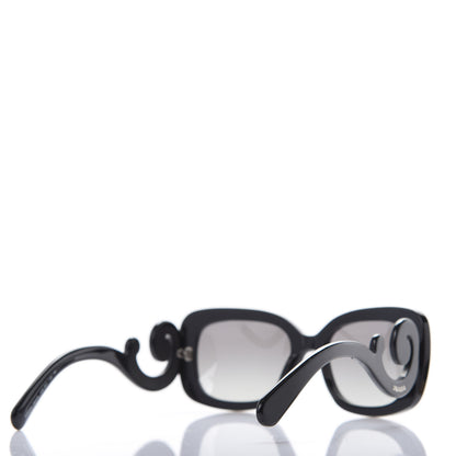 Prada Acetate Baroque Sunglasses SPR 27O Black 4 of 8