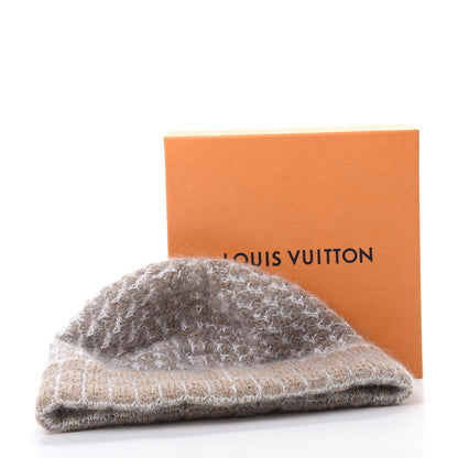 Louis Vuitton Wool Safety Pin Beanie Beige 6 of 6